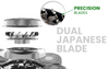 Dual blade precision shaver - No nicks, No cuts, No razor bumps, No irritation 