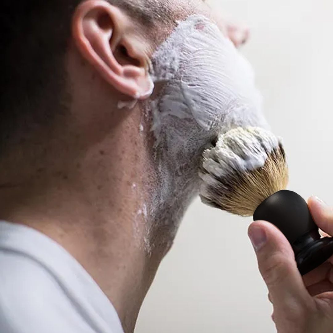 Pre Shave Brush with Holder