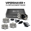 Viper Shaver Platinum - Electric head shaver - No nicks No cuts No razor bumps - Smooth and Close Shave in 100seconds