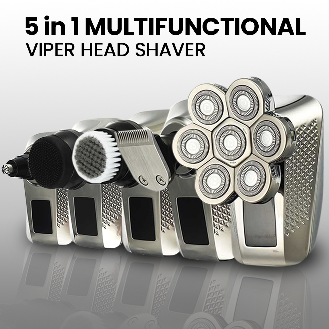 Multiple shaver head attachments